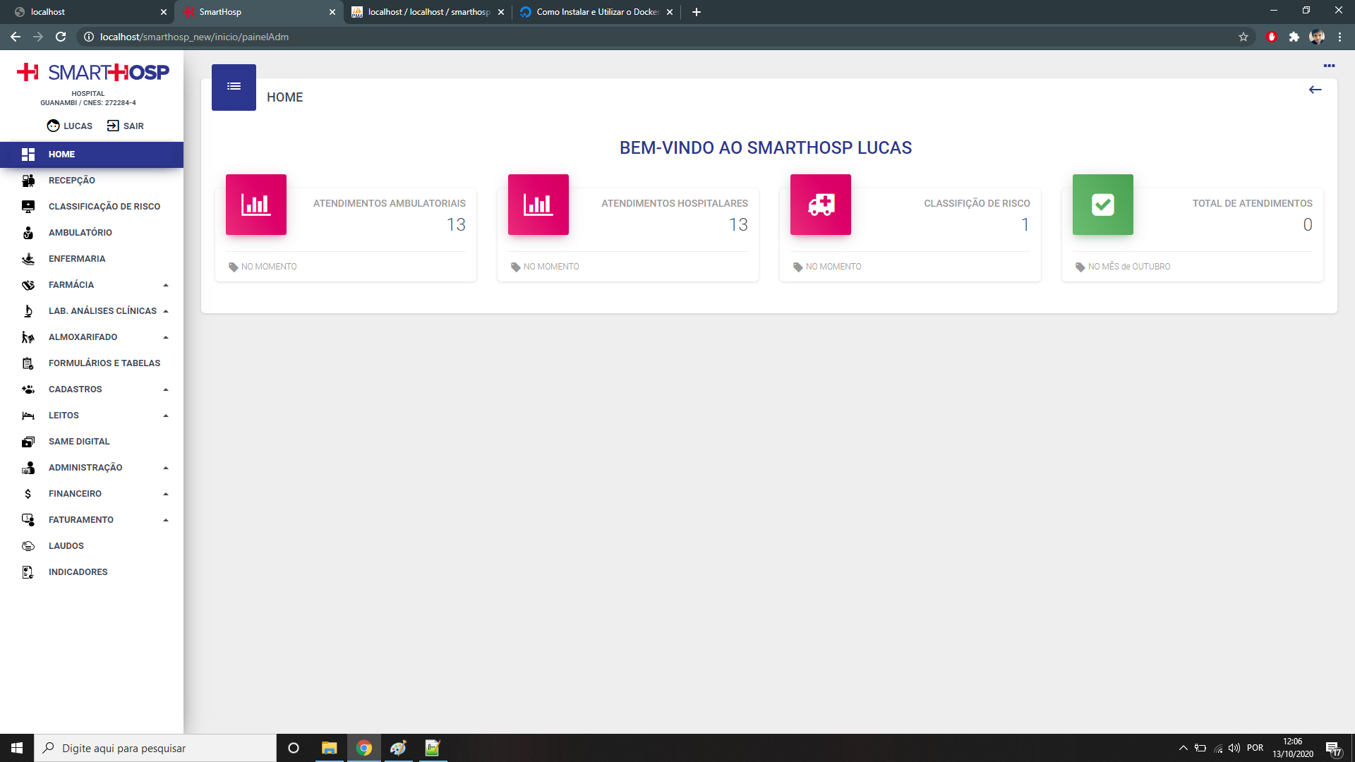 SmartHosp - Dashboard