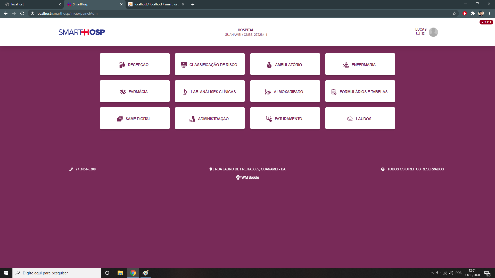 SmartHosp - Painel Administrativo