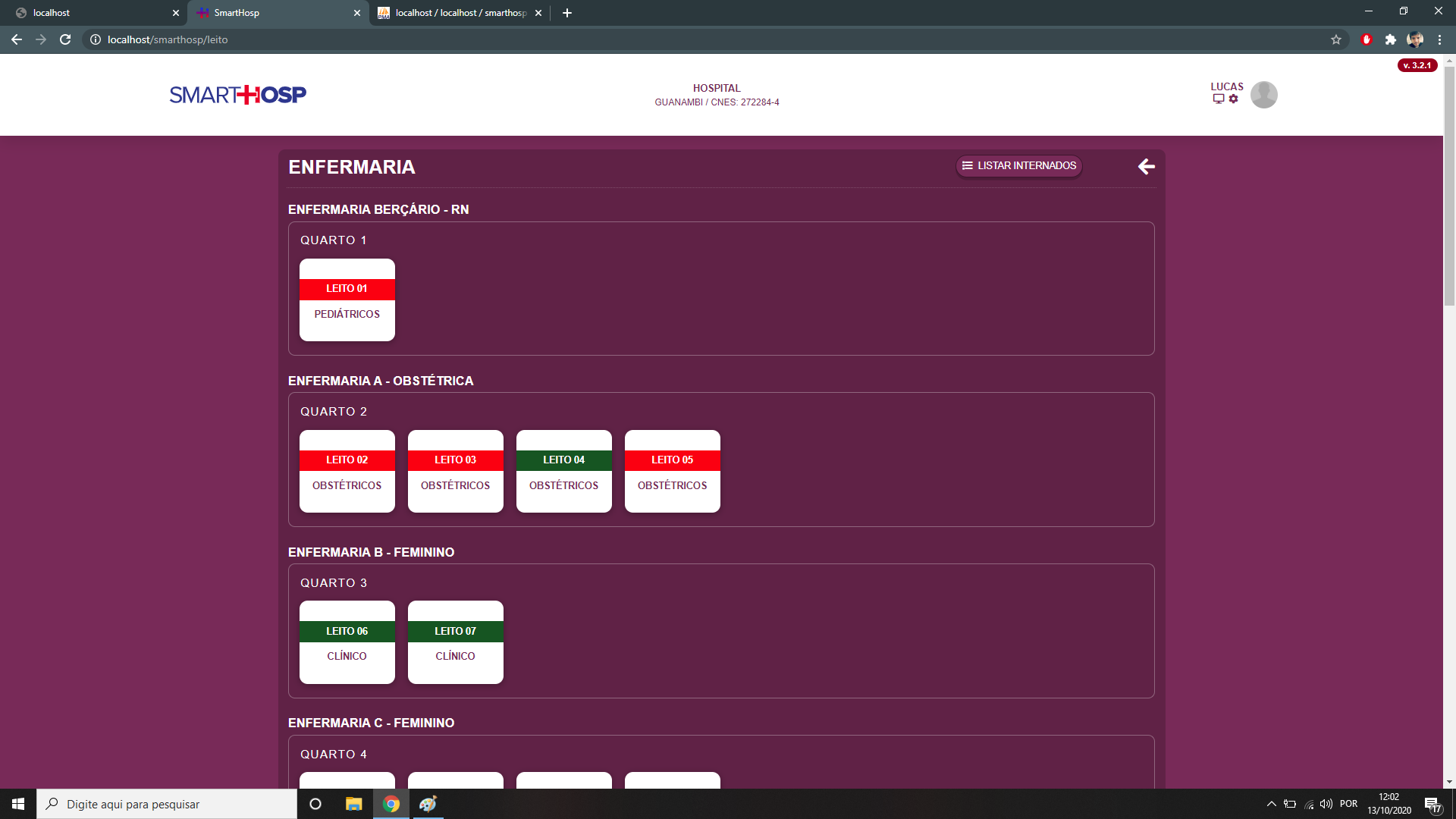 SmartHosp - Enfermaria