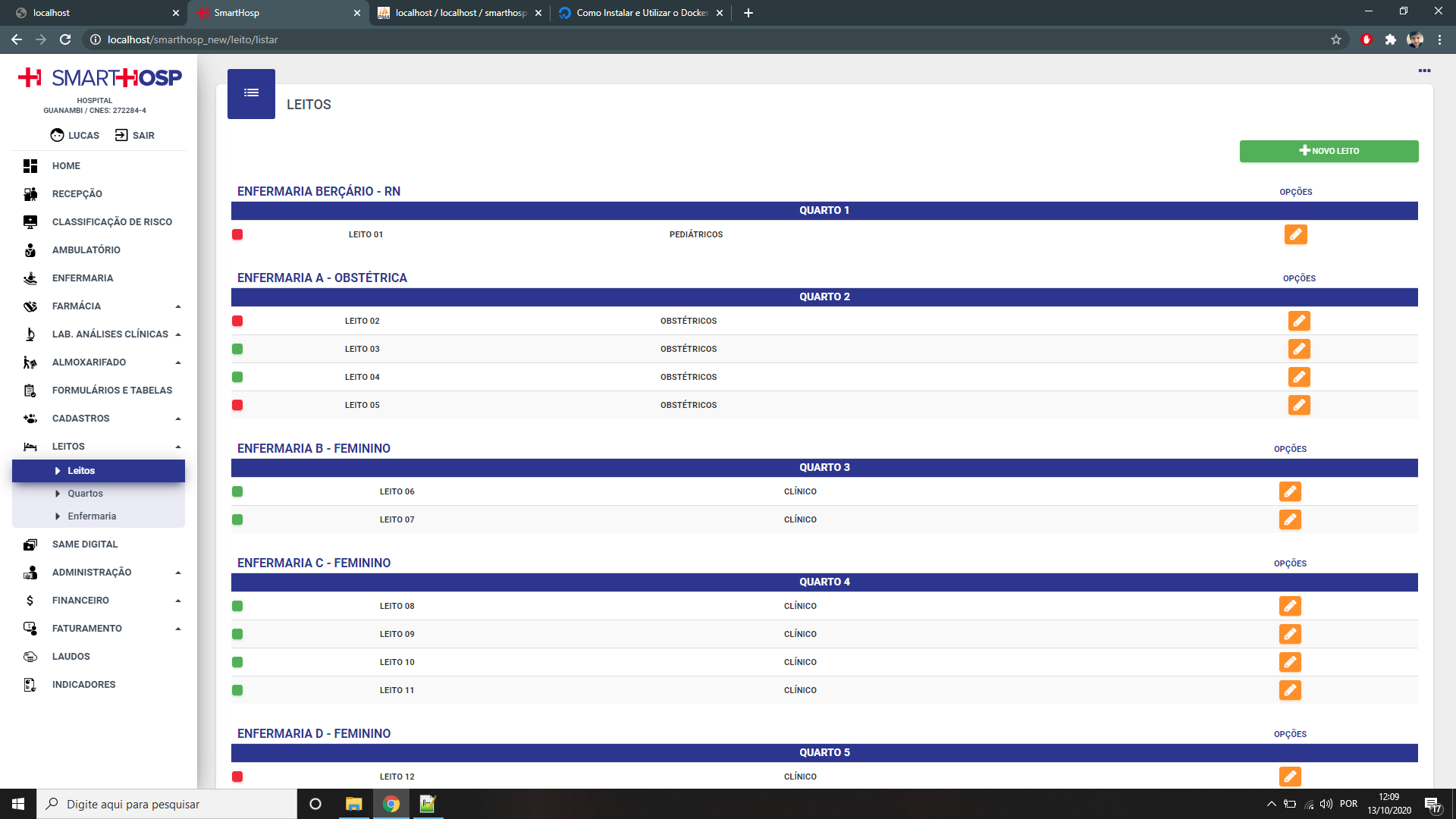 SmartHosp - Gestão de Leitos